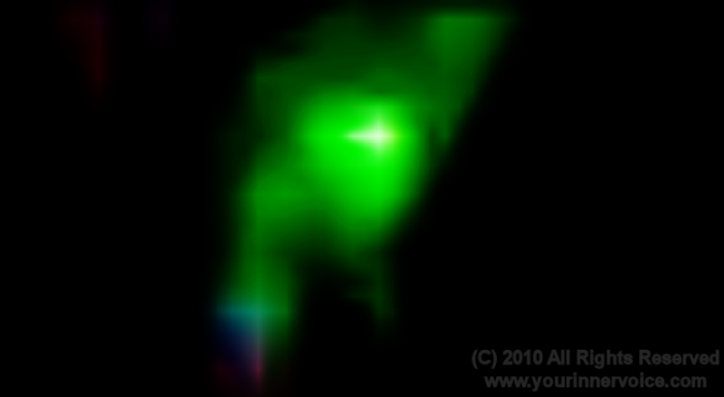 ECETI UFO expresses a second larger nucleus upon contact with laser.