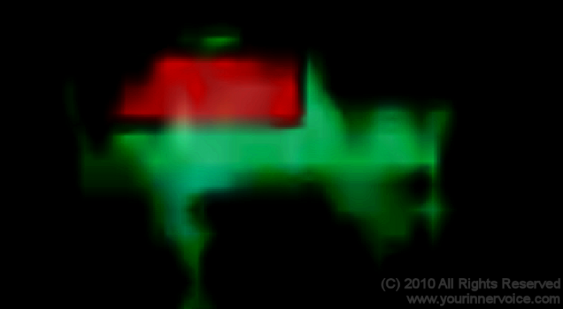 Elven lightbeing in plasma discharge from micro-ufo imaged in infrared.